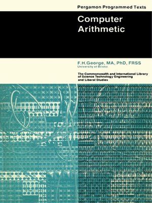 cover image of Computer Arithmetic